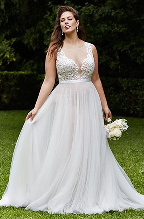 Beautiful curvy clearance brides