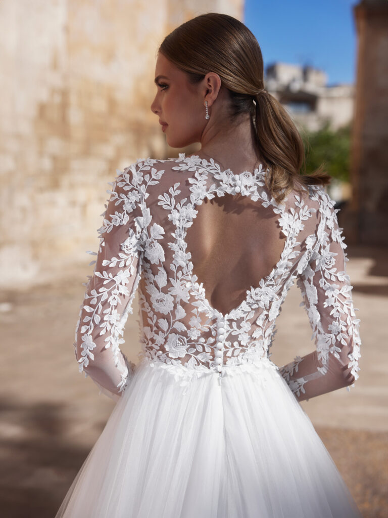 Bianco Evento Cersey wedding dress at Bridal Fashion Outlet