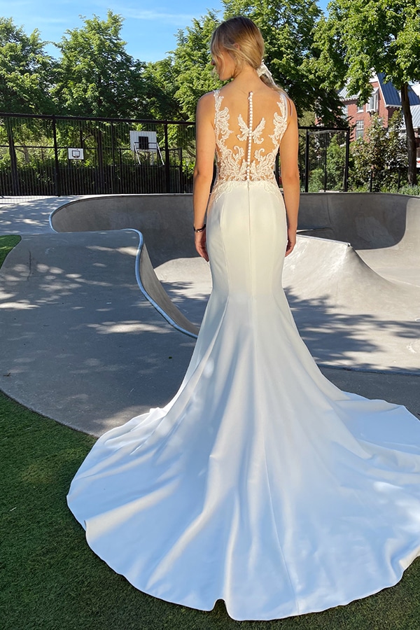 Atmospheric image accompanying the article How to find the perfect wedding dress on a small budget